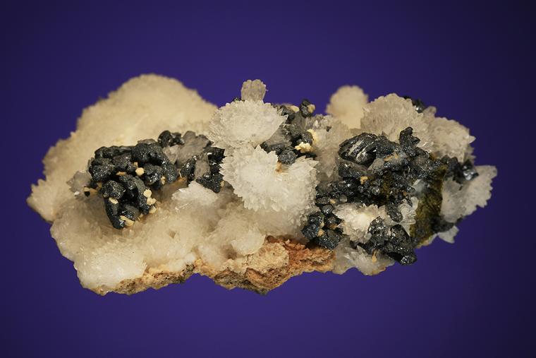 ACANTHITE on CALCITE